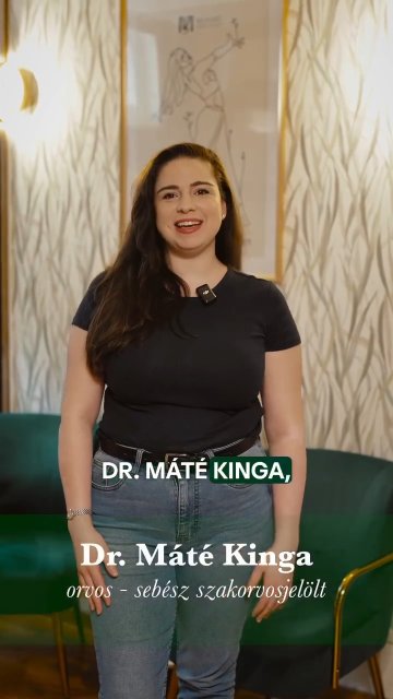 Dr. Máté Kinga orvos a videóban